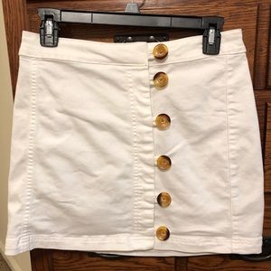 White Free People Skirt